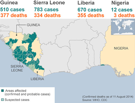 Авиаперелеты принемают удар от Эболы.